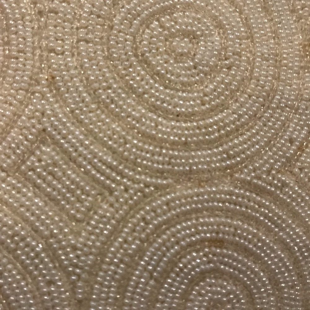 40's/50's Vintage Beaded Purse; Mirror; Makeup Bag - Picture 8 of 8